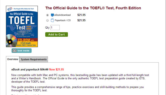 托福复习资料-Official Guide to the TOEFL® Test第四版